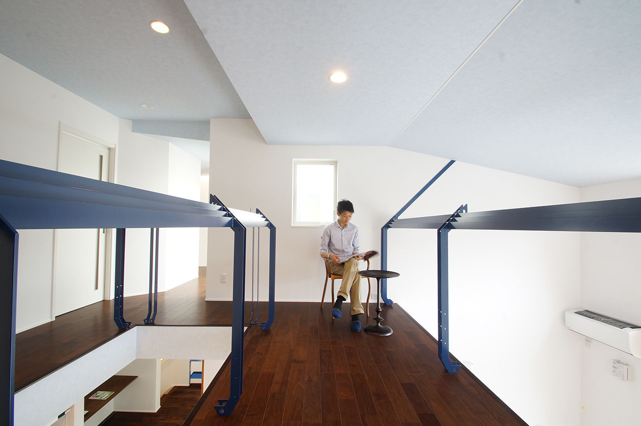 ハスカーサ　ポラスグループ 【50坪台/完全分離型二世帯/3階建て/中庭】スタイリッシュな外観とワクワクできる大胆アイデア満載な家の建築実例画像4