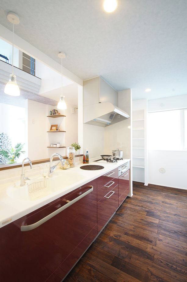 ハスカーサ　ポラスグループ 【50坪台/完全分離型二世帯/3階建て/中庭】スタイリッシュな外観とワクワクできる大胆アイデア満載な家の建築実例画像5