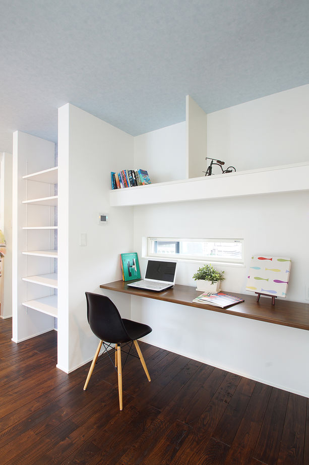 ハスカーサ　ポラスグループ 【50坪台/完全分離型二世帯/3階建て/中庭】スタイリッシュな外観とワクワクできる大胆アイデア満載な家の建築実例画像6