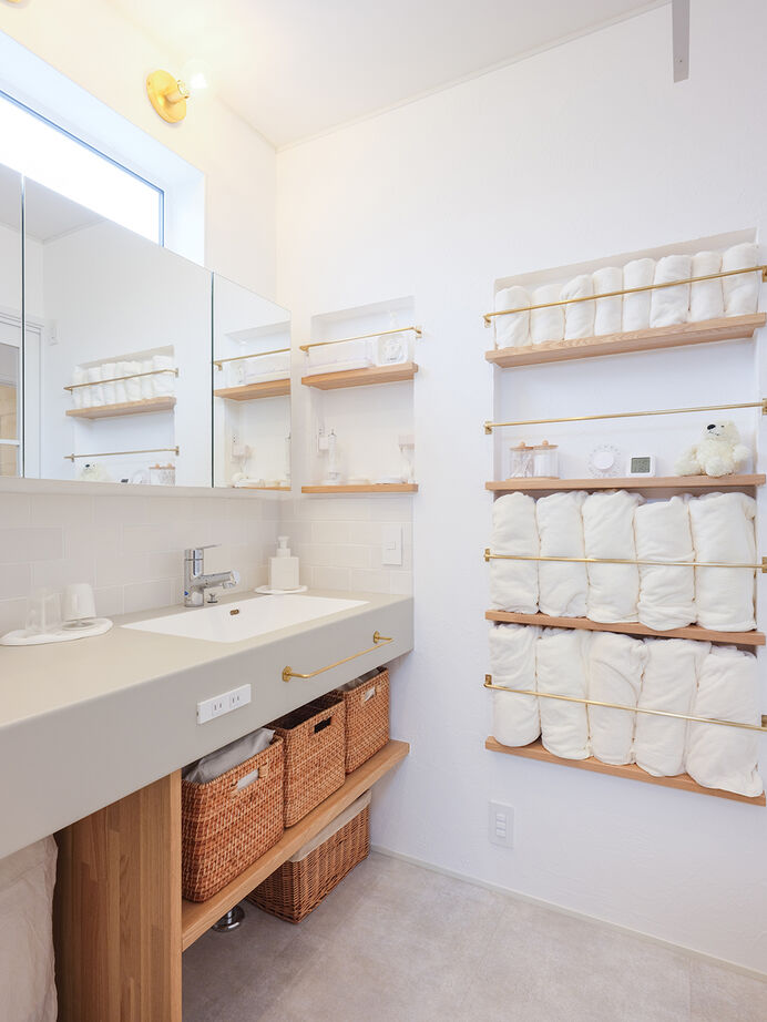 ハスカーサ　ポラスグループ 【4000万円台/30坪台/職住一体/間取り図あり】理想と向き合い丁寧に実現。洗練さとぬくもりに包まれた家の建築実例画像9