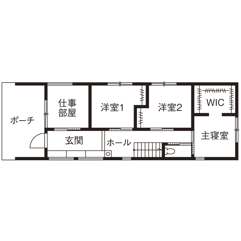 丸山建設（Ｅ‐ＨＯＭＥ一級建築士事務所） 【愛知県/2000万円台/おしゃれなシンプルモダン/間取図有】天井高5ｍの吹抜け&2階リビングは最高です！の間取り図（4LDK）1階