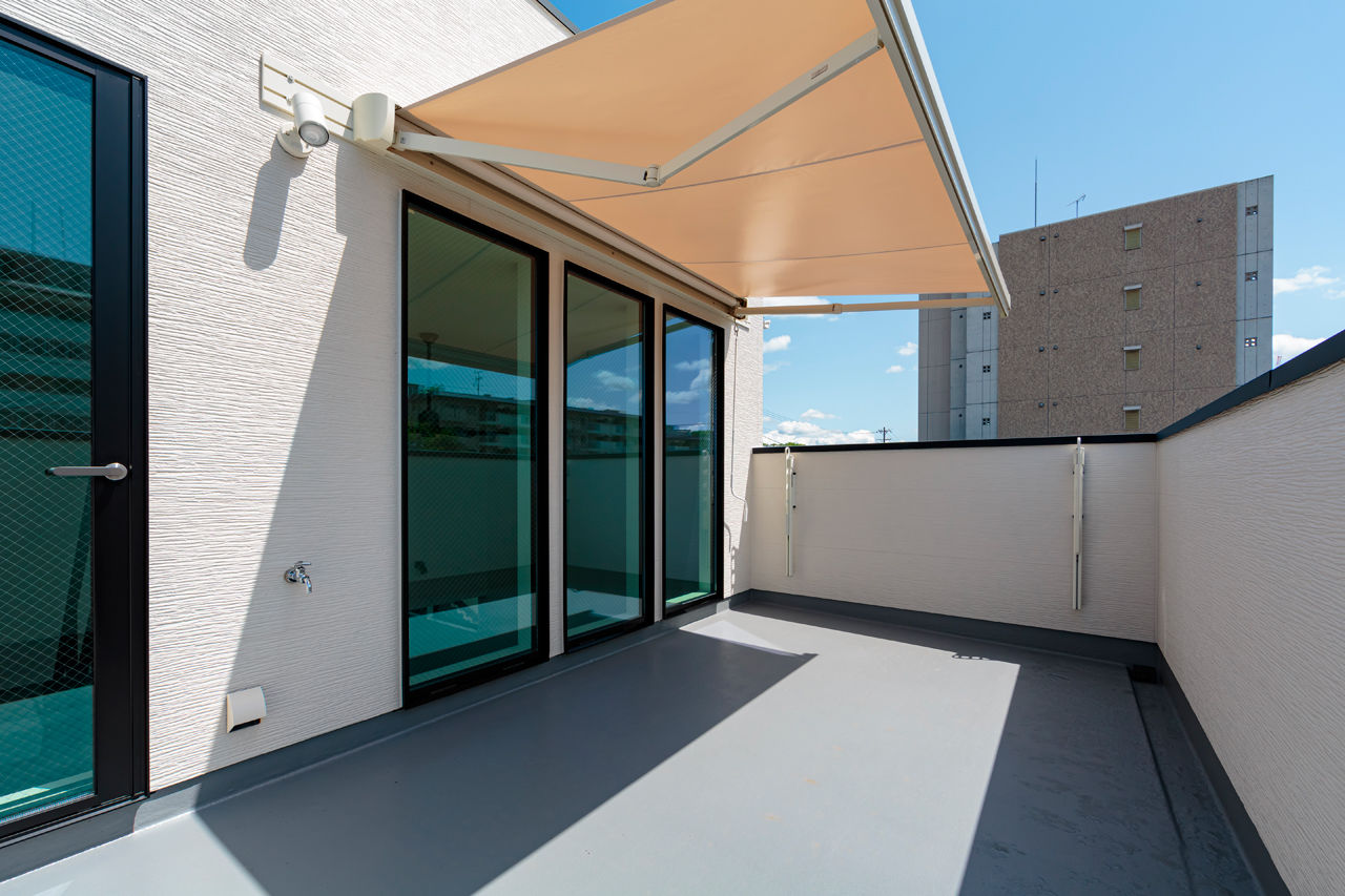 丸山建設（Ｅ‐ＨＯＭＥ一級建築士事務所） 【愛知県/2000万円台/おしゃれなシンプルモダン/間取図有】天井高5ｍの吹抜け&2階リビングは最高です！の建築実例画像9