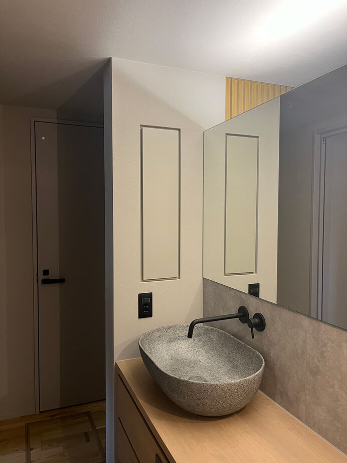 丸山建設（Ｅ‐ＨＯＭＥ一級建築士事務所） 【愛知県/高低差/高さ制限/建ぺい率/半地下】一級建築士と創る。1階層2.1m天井の開放的な住まいの建築実例画像8