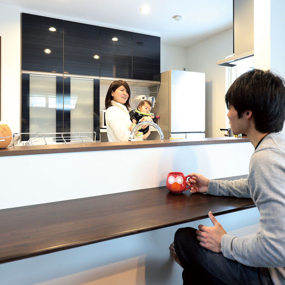 匠建(たっけん）コーポレーション 【札幌市　30.94坪 ３人家族　全室床暖房】20代で建てた家「私達の予算でこんないい家が建てられるとは！」の建築実例画像3