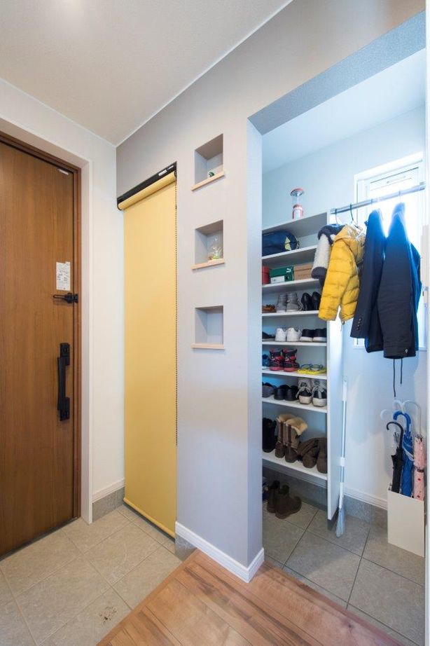 匠建(たっけん）コーポレーション 【札幌市　39坪　4人家族　全室床暖房】2WAYのシューズクロゼットや床暖房のやさしい暖かさが魅了の建築実例画像6