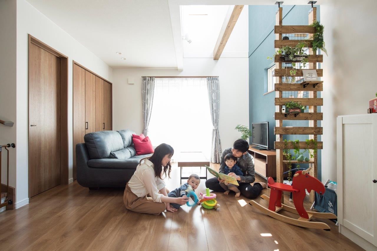 匠建(たっけん）コーポレーション 【札幌市　28坪　4人家族　全室床暖房】決め手は、オール床暖房と提案力。我が家らしい心地よさを演出の建築実例画像