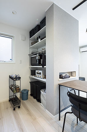 匠建(たっけん）コーポレーション 収納と開放感を両立した、シンプルモダンの家の建築実例画像4