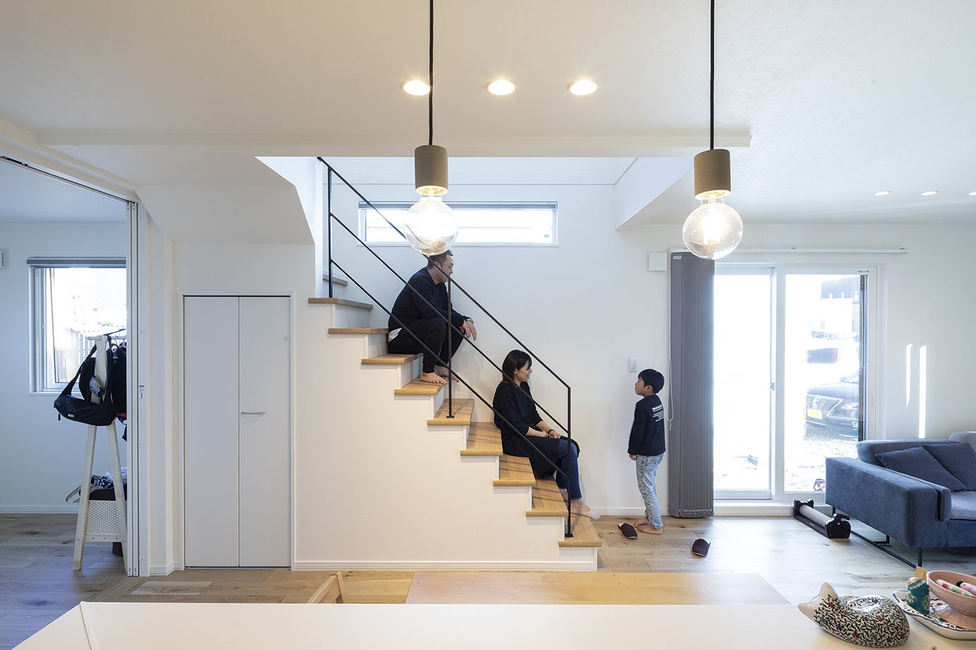 匠建(たっけん）コーポレーション 【札幌市　31坪　4人家族　ガルバリウム鋼板】欲しいものがすべてそろった住みやすい家の建築実例画像2