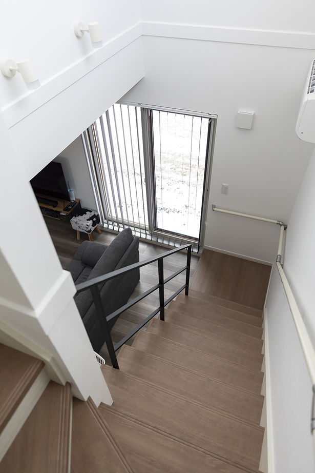 匠建(たっけん）コーポレーション 【札幌市　３０坪　３人家族　全室床暖房】収納と開放感を兼ね備えたお家の建築実例画像6