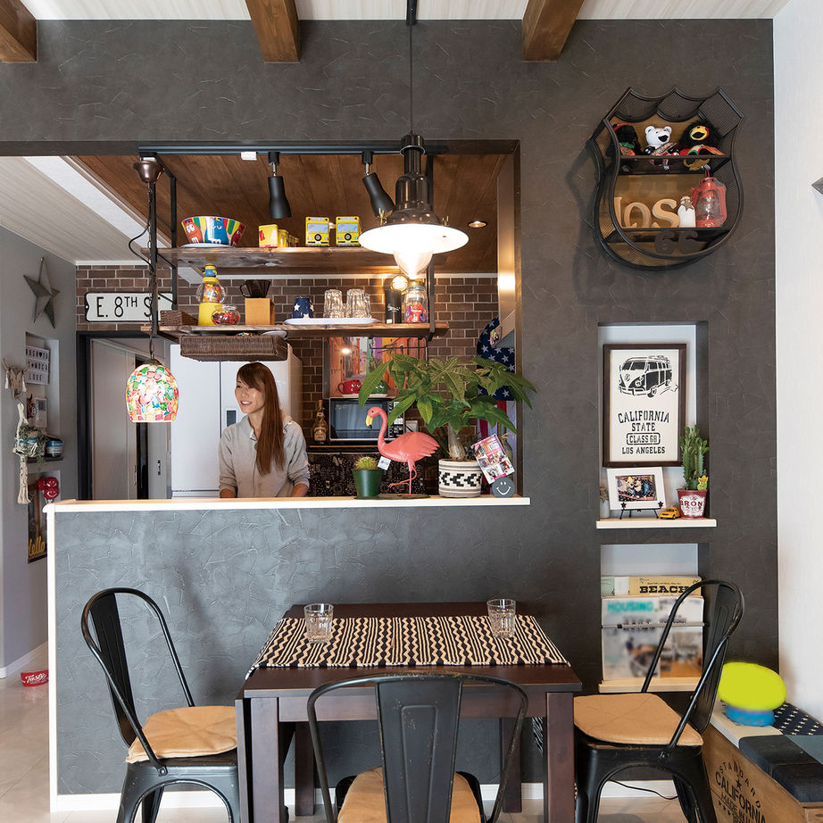 サティスホーム 【鈴鹿市×1000万円台×間取図あり】「私の大好きなアメリカン雑貨が似合うビンテージカフェスタイルの家」の建築実例画像2