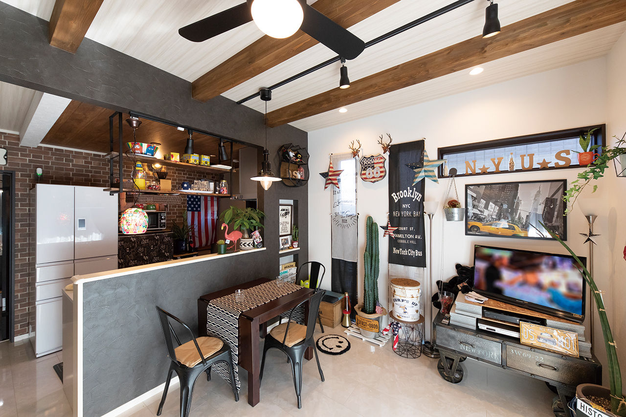 サティスホーム 【鈴鹿市×1000万円台×間取図あり】「私の大好きなアメリカン雑貨が似合うビンテージカフェスタイルの家」の建築実例画像5