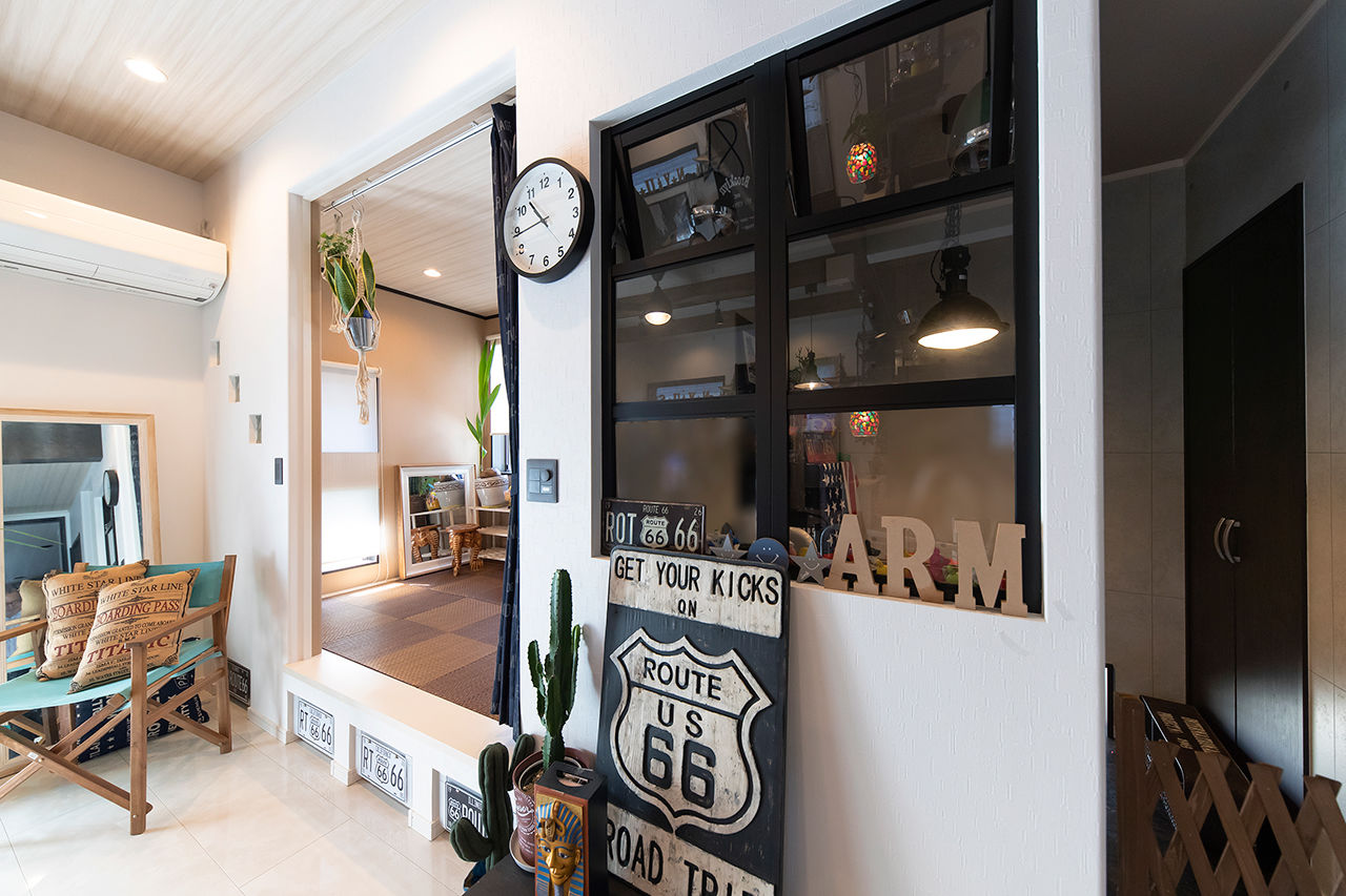 サティスホーム 【鈴鹿市×1000万円台×間取図あり】「私の大好きなアメリカン雑貨が似合うビンテージカフェスタイルの家」の建築実例画像6