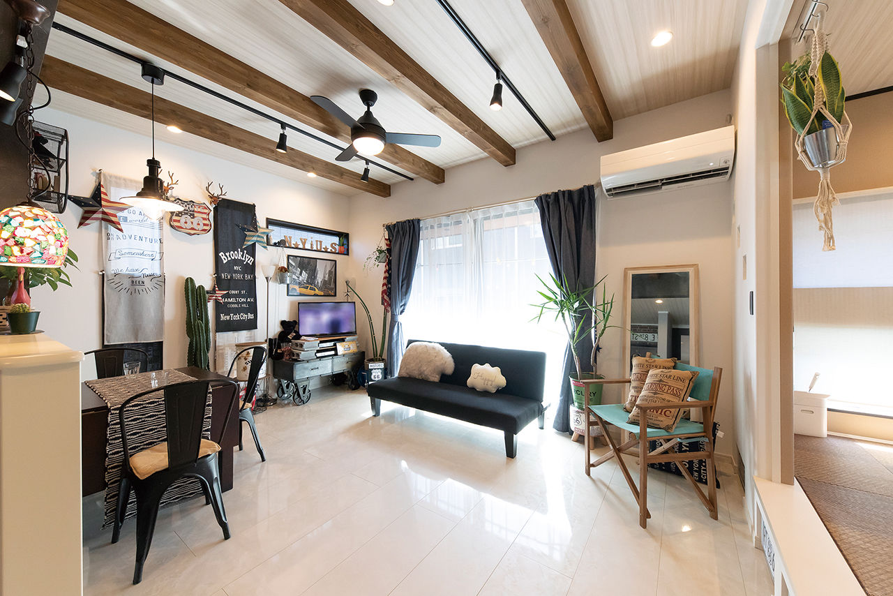 サティスホーム 【鈴鹿市×1000万円台×間取図あり】「私の大好きなアメリカン雑貨が似合うビンテージカフェスタイルの家」の建築実例画像7