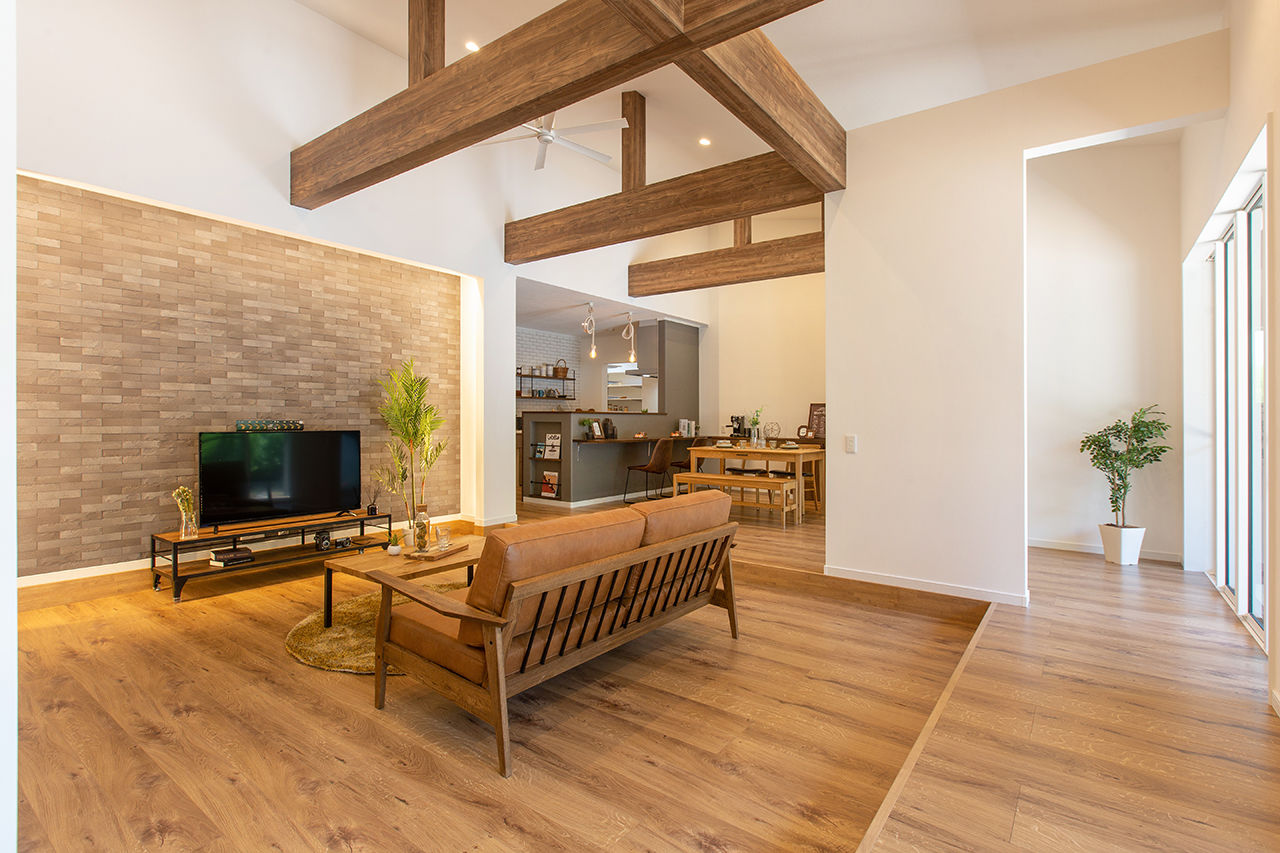 サティスホーム 【鈴鹿市×平屋×ダウンフロアリビング×間取図あり】「同社で建てた親戚も太鼓判。だから迷わず依頼！」の建築実例画像2