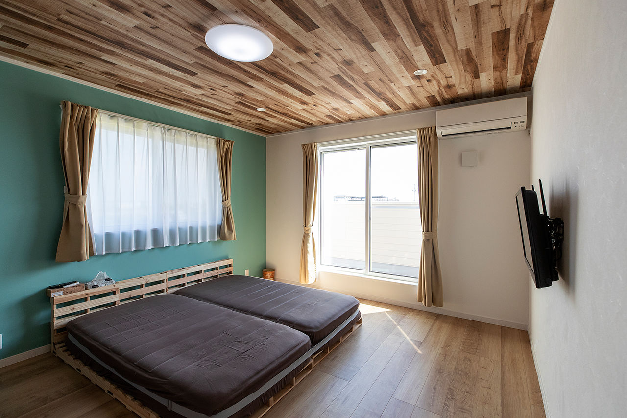 サティスホーム 【間取り図有×2000万円台×インナーガレージ×家事動線】20代で建てたアメリカ西海岸風ガレージハウスの建築実例画像8