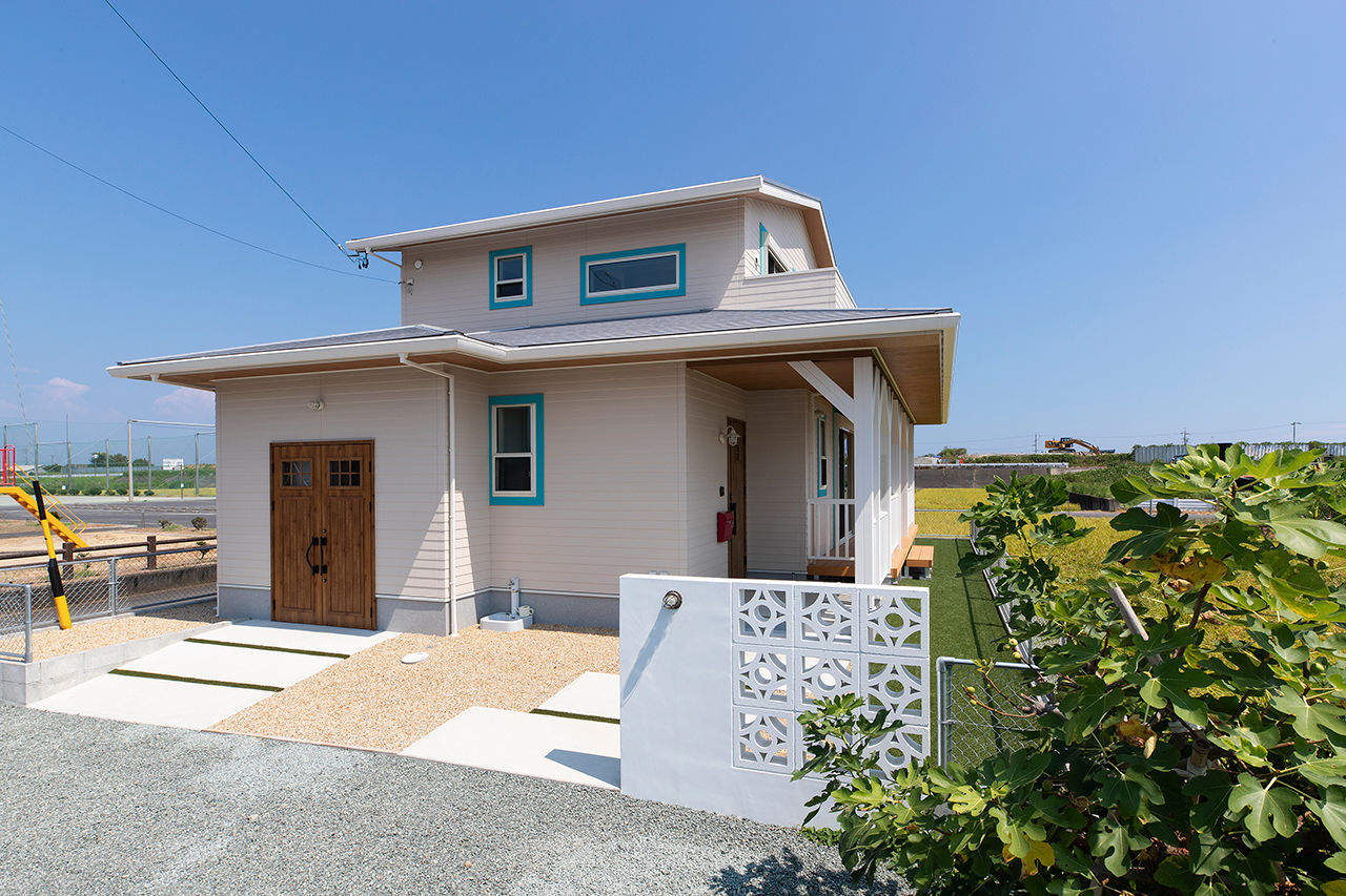 サティスホーム 【間取り図有×2000万円台×インナーガレージ×家事動線】20代で建てたアメリカ西海岸風ガレージハウスの建築実例画像10