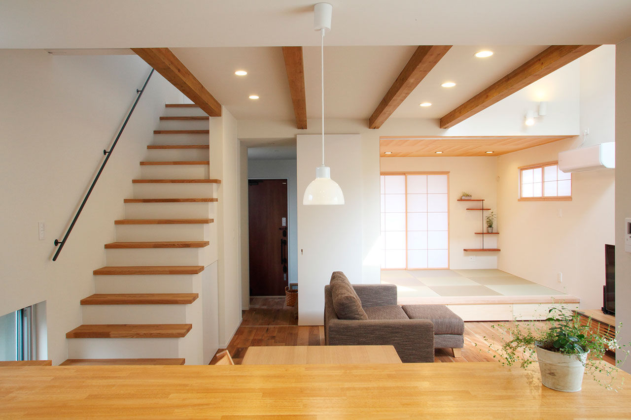 じょぶ 【大阪/3000万円台/30坪台】北向きでも光の入れ方を工夫し、心地よく光を浴びて季節を感じるシンプルな家の建築実例画像5