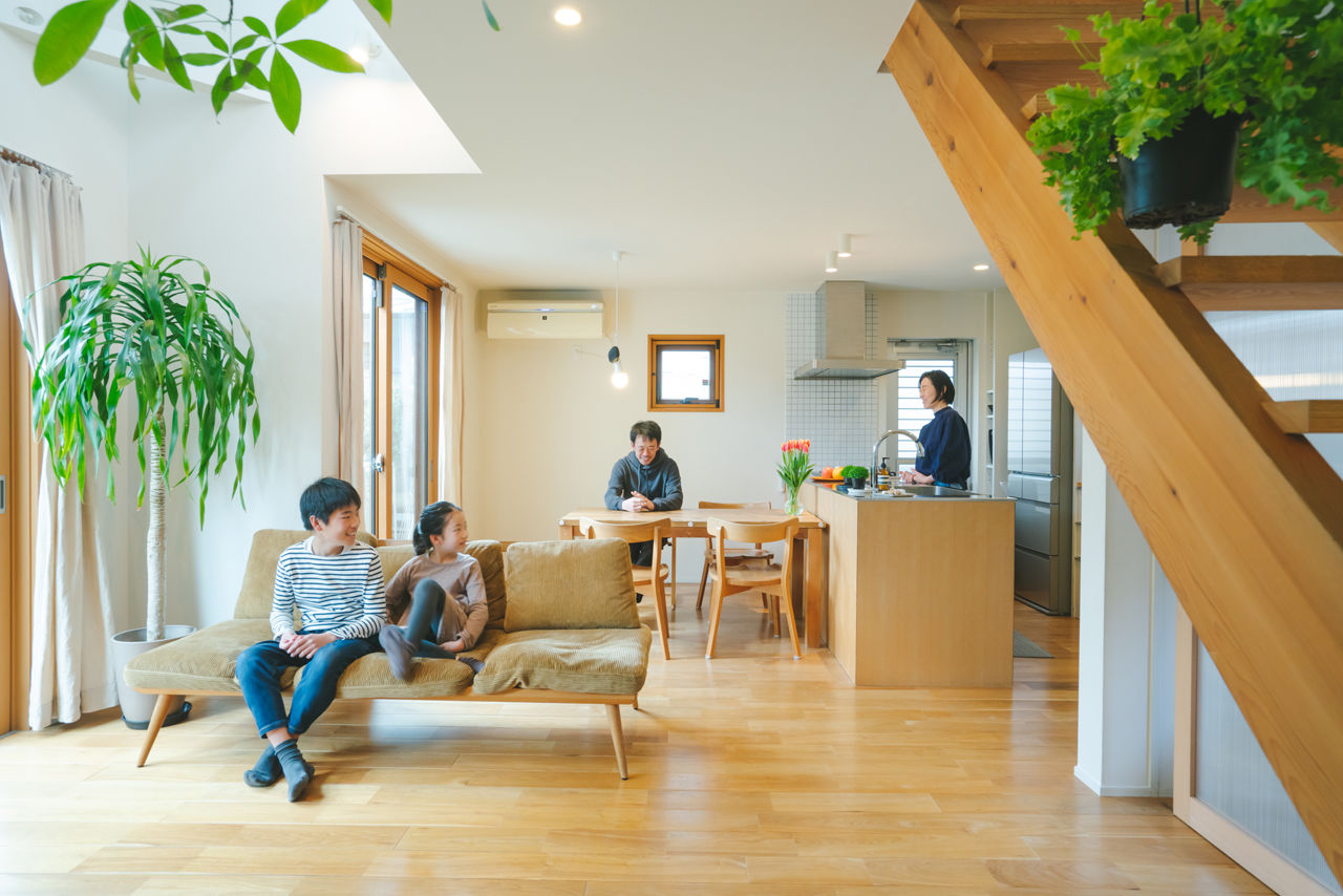 じょぶ 【間取り図有/20坪台】森の中に佇むようなナチュラルな住まい。築年数を経て、より一層増した味わいも魅力の建築実例画像3