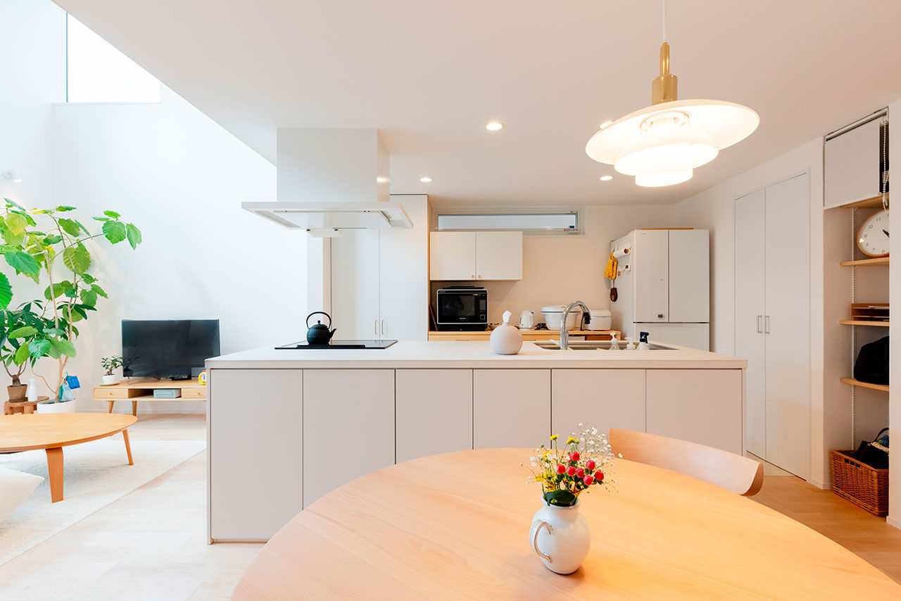 じょぶ 【大阪/3000万円台前半/30坪台】SE構法ならではの技術×設計力で北向きリビングを明るく開放的にの建築実例画像3