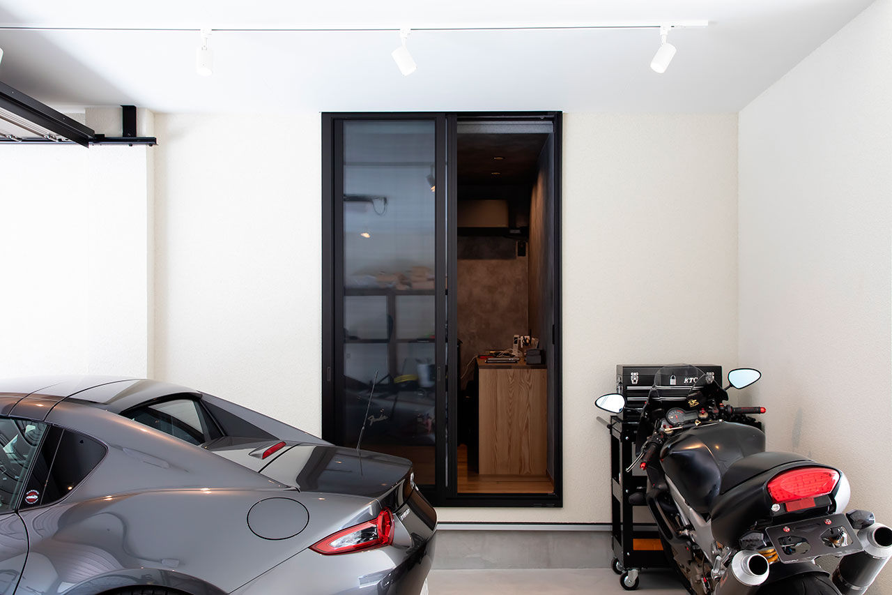 じょぶ 【大阪/4000万円～/ビルトインガレージ】SE構法で叶えた大空間、大開口のガレージハウスの建築実例画像5