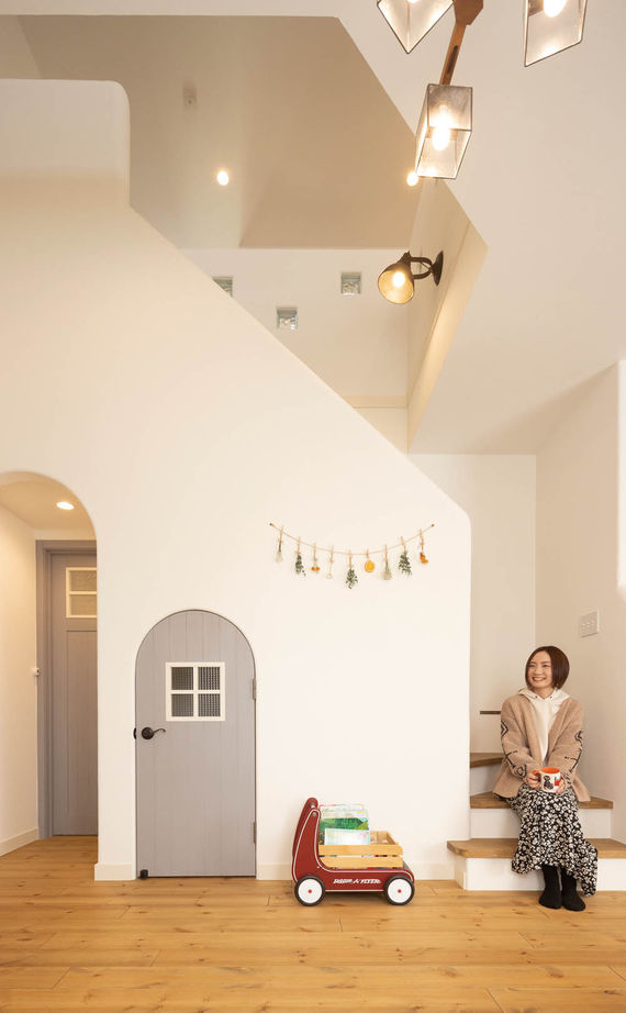 アットナチュレ 【1000万円台/37坪/間取り図/塗り壁_無垢床】インダストリアル×ほどよく可愛い!居心地満点ナチュラルハウスの建築実例画像18