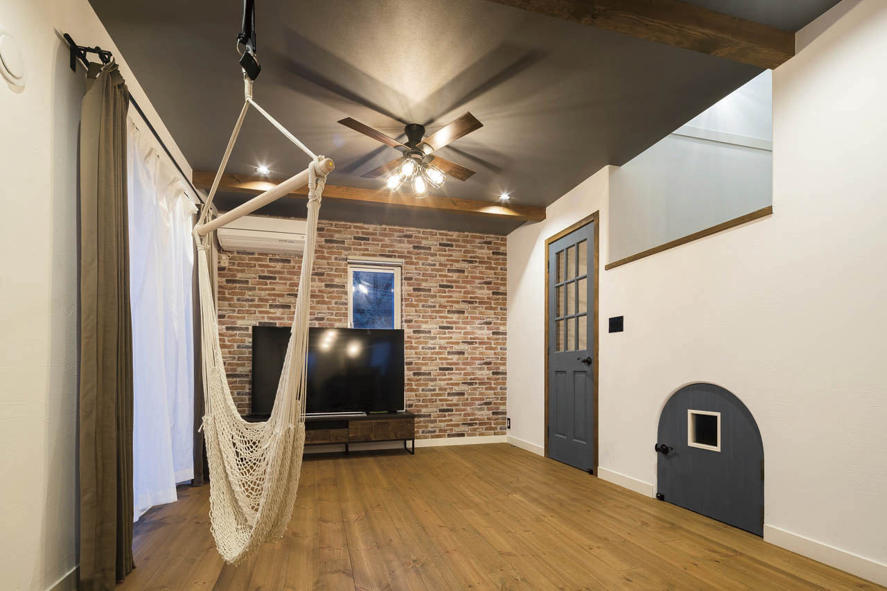 アットナチュレ 【1000万円台/28坪/間取り図/スキップフロア】こだわりのハンドメイドが満載！ブルックリンカフェスタイルの建築実例画像5