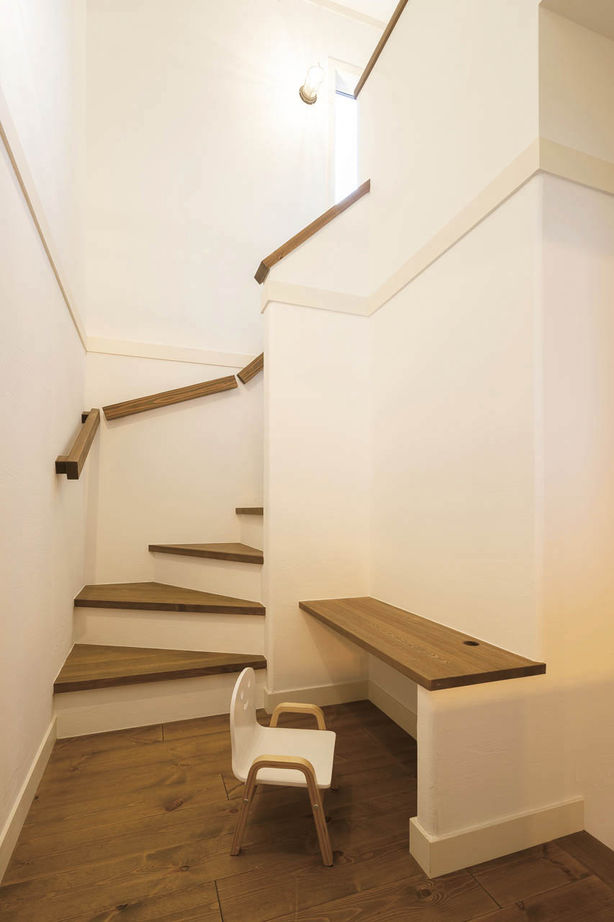 アットナチュレ 【1000万円台/28坪/間取り図/スキップフロア】こだわりのハンドメイドが満載！ブルックリンカフェスタイルの建築実例画像6