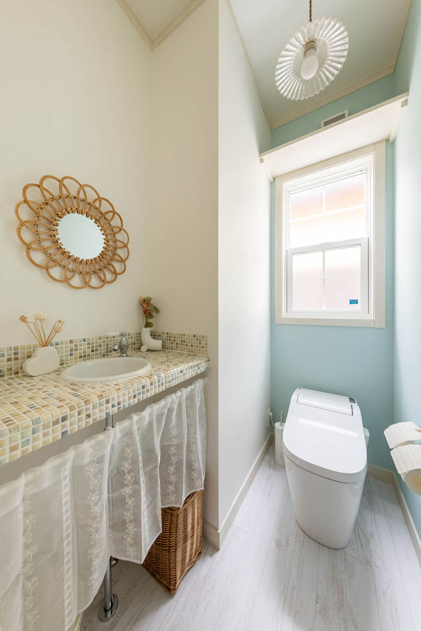 アットナチュレ 【1000万円台/41坪/間取り図/ハンドメイドキッチン/ダウンフロア】雑貨満載でもスッキリ暮らす北欧スタイルの建築実例画像8