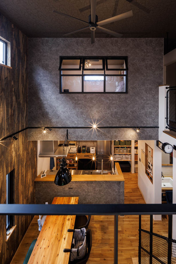 アットナチュレ 【1000万円台/28坪/間取り図/土間/吹き抜け/スキップフロア】薪ストーブ＆ヴィンテージ系ナチュラルハウスの建築実例画像8