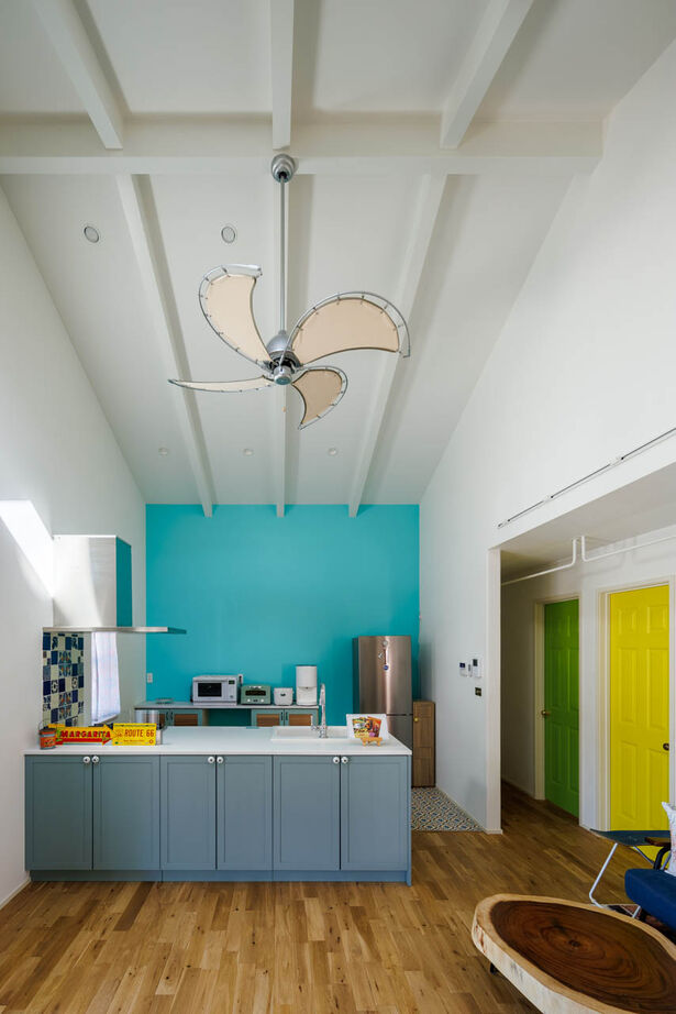 アットナチュレ 【1000万円台/26坪/間取り図/平屋】大好き！だけを詰め合わせたカラフル&ポップなアメリカンフラットハウスの建築実例画像4