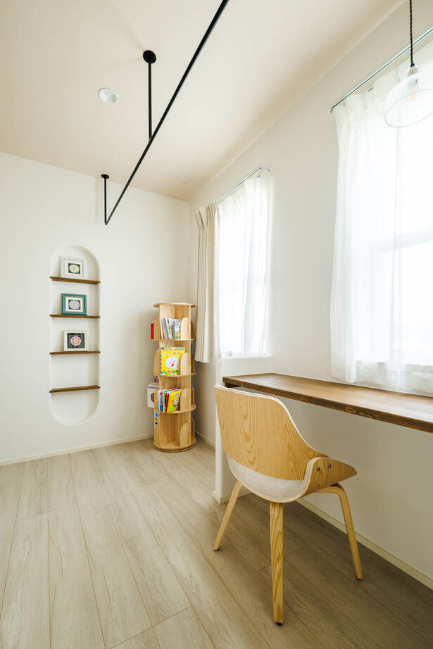 アットナチュレ 【1850万円/33坪/間取り図/造作家具】ベージュがアクセント。レトロでシンプルな大人のナチュラルハウスの建築実例画像9