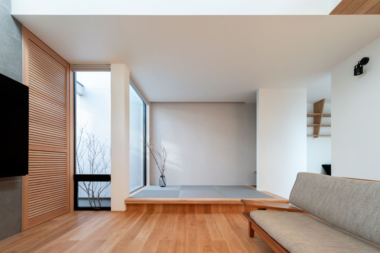 ESSRI（エスリ） 【滋賀/3000万円台/約40坪】中庭や坪庭が、季節ごとに変化する風景を届けてくれる。二人の静かな暮らしの建築実例画像5