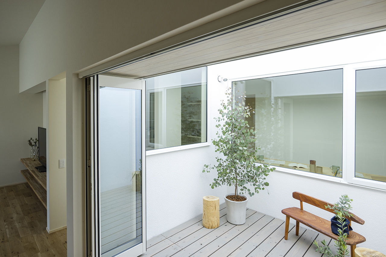 THE HAUS ザハウス 【福岡県行橋市/平屋/3LDK＋中庭/無垢材】日常の暮らしが心地よい北欧スタイルのコートハウスの建築実例画像3