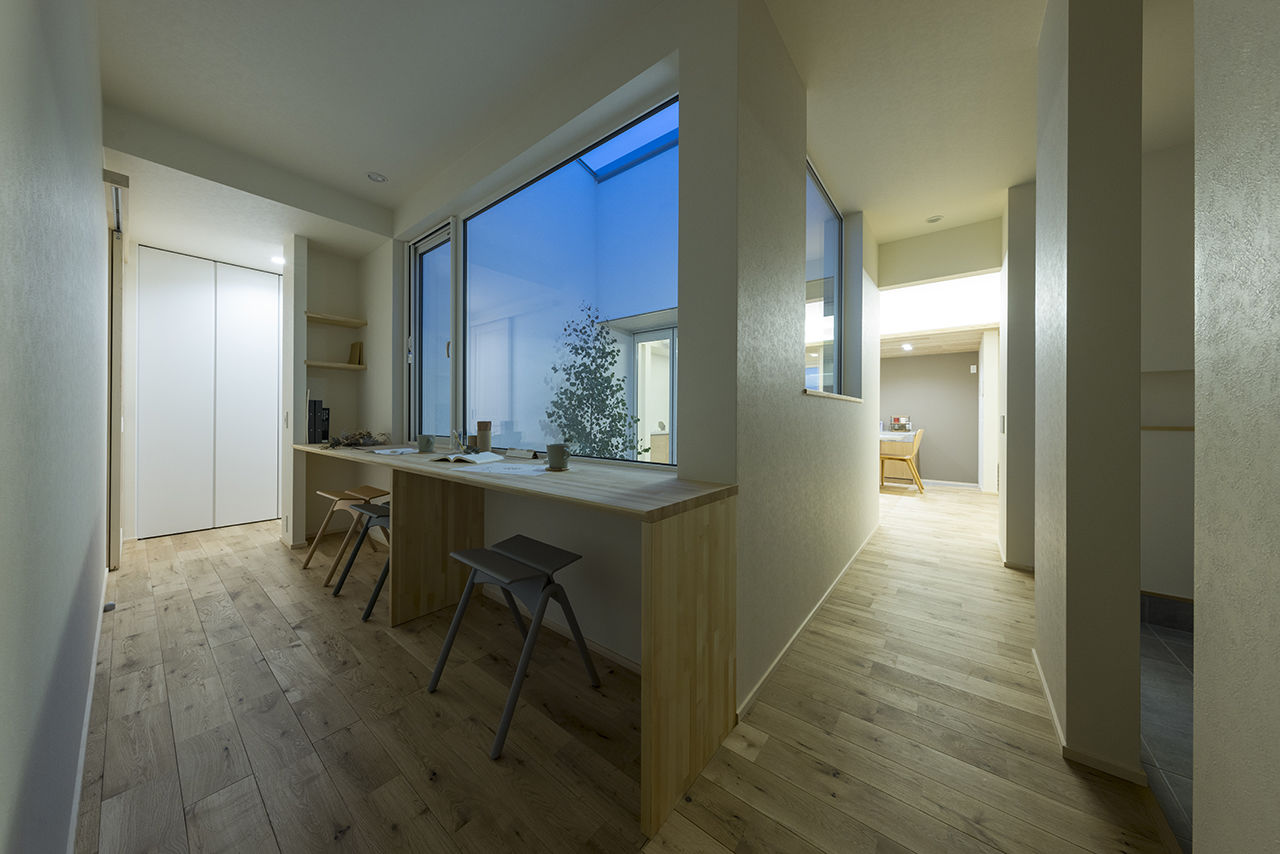 THE HAUS ザハウス 【福岡県行橋市/平屋/3LDK＋中庭/無垢材】日常の暮らしが心地よい北欧スタイルのコートハウスの建築実例画像6