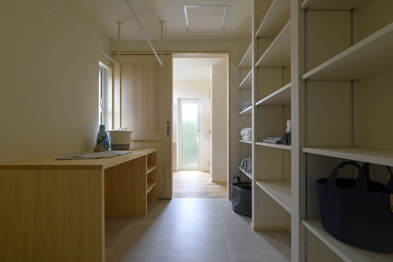 THE HAUS ザハウス 【福岡県行橋市/平屋/3LDK＋中庭/無垢材】日常の暮らしが心地よい北欧スタイルのコートハウスの建築実例画像7