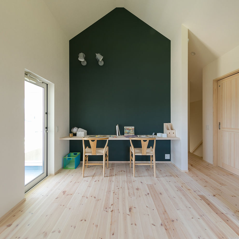 THE HAUS ザハウス 【北欧スタイル/無垢床/小上がり和室/間取り図有】仕切りのないLDKで家族がつながる家の建築実例画像5