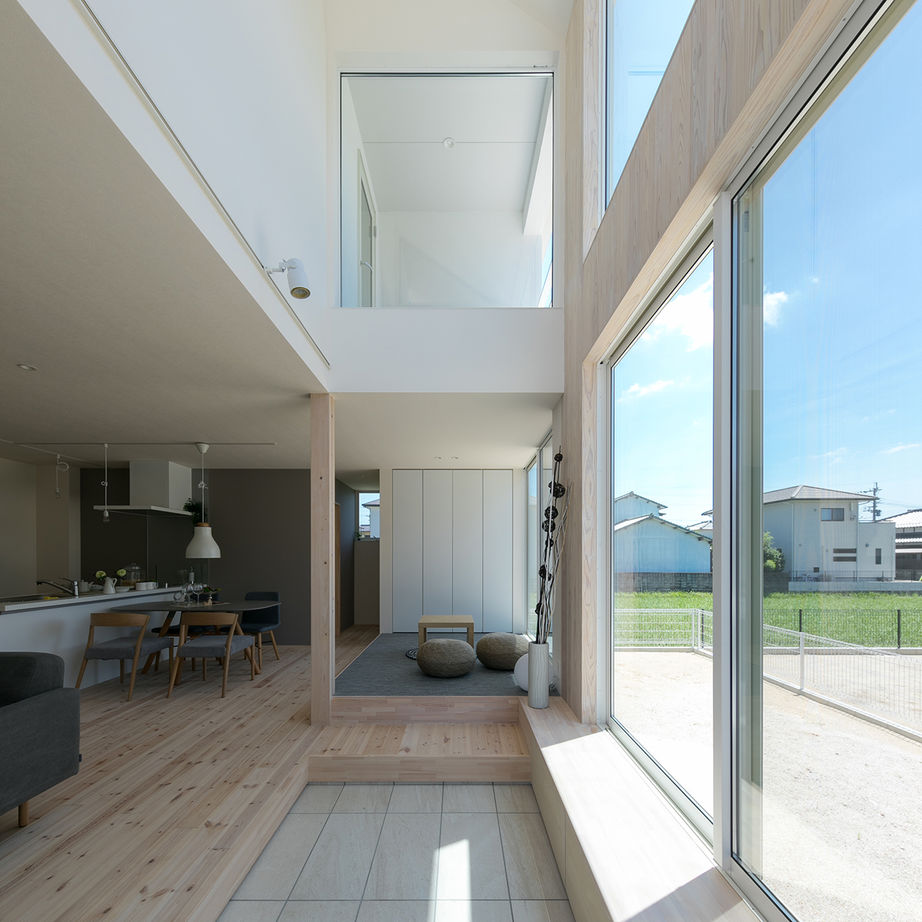 THE HAUS ザハウス 【北欧スタイル/無垢床/小上がり和室/間取り図有】仕切りのないLDKで家族がつながる家の建築実例画像7