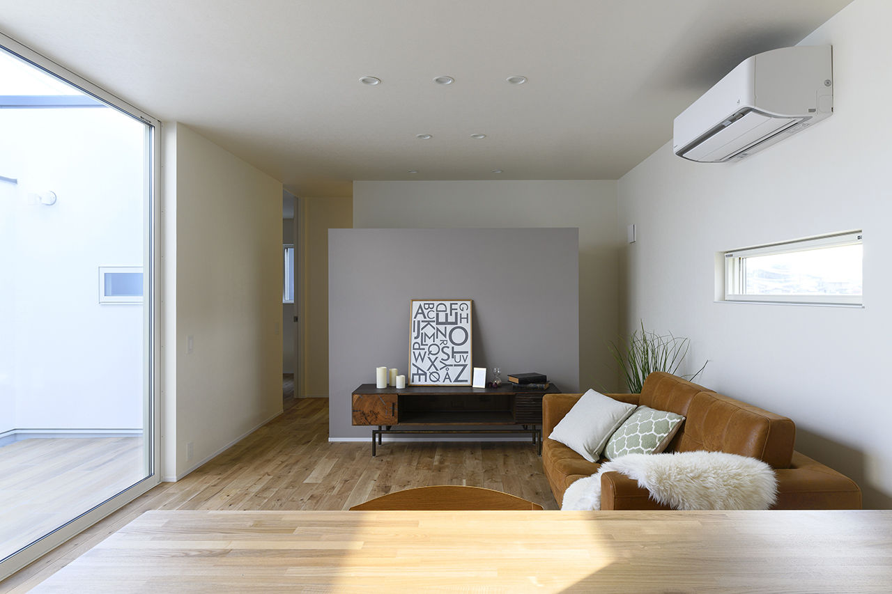 THE HAUS ザハウス ★間取り【平屋/3LDK＋中庭】プライベート庭と借景を持つ漆黒の平屋の建築実例画像6