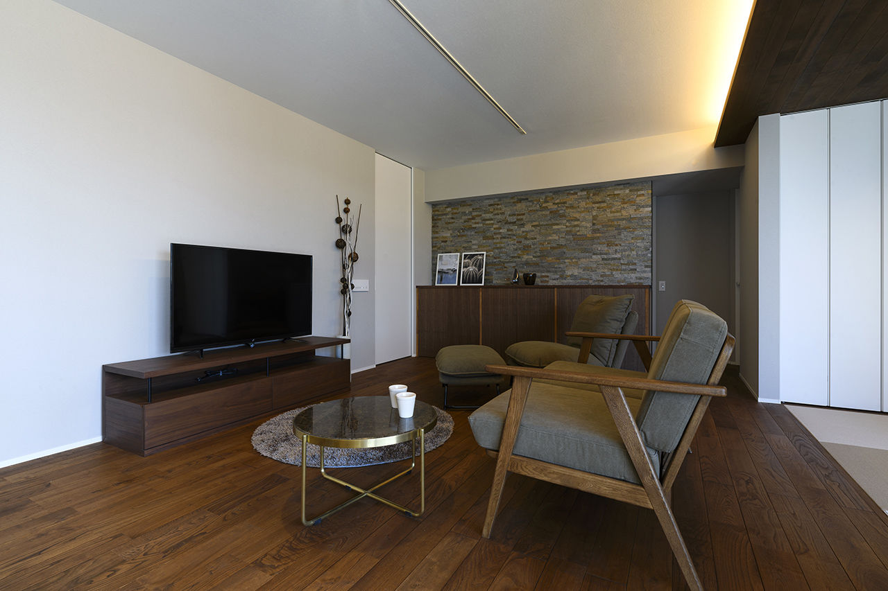 THE HAUS ザハウス 【大分県中津市/平屋/4LDK/塗り壁】中庭の景色を採り込むコの字型の平屋の建築実例画像3