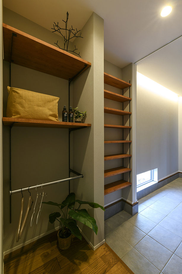 THE HAUS ザハウス 【大分県中津市/平屋/4LDK/塗り壁】中庭の景色を採り込むコの字型の平屋の建築実例画像8