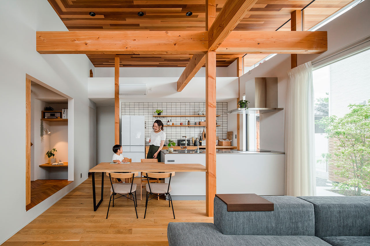 ALTS DESIGN OFFICE（アルツ　デザイン　オフィス） 《草津市/3300万円/インナーガレージ2台》デザインから設計まで一つひとつこだわった「どこにもない家」をの建築実例画像4