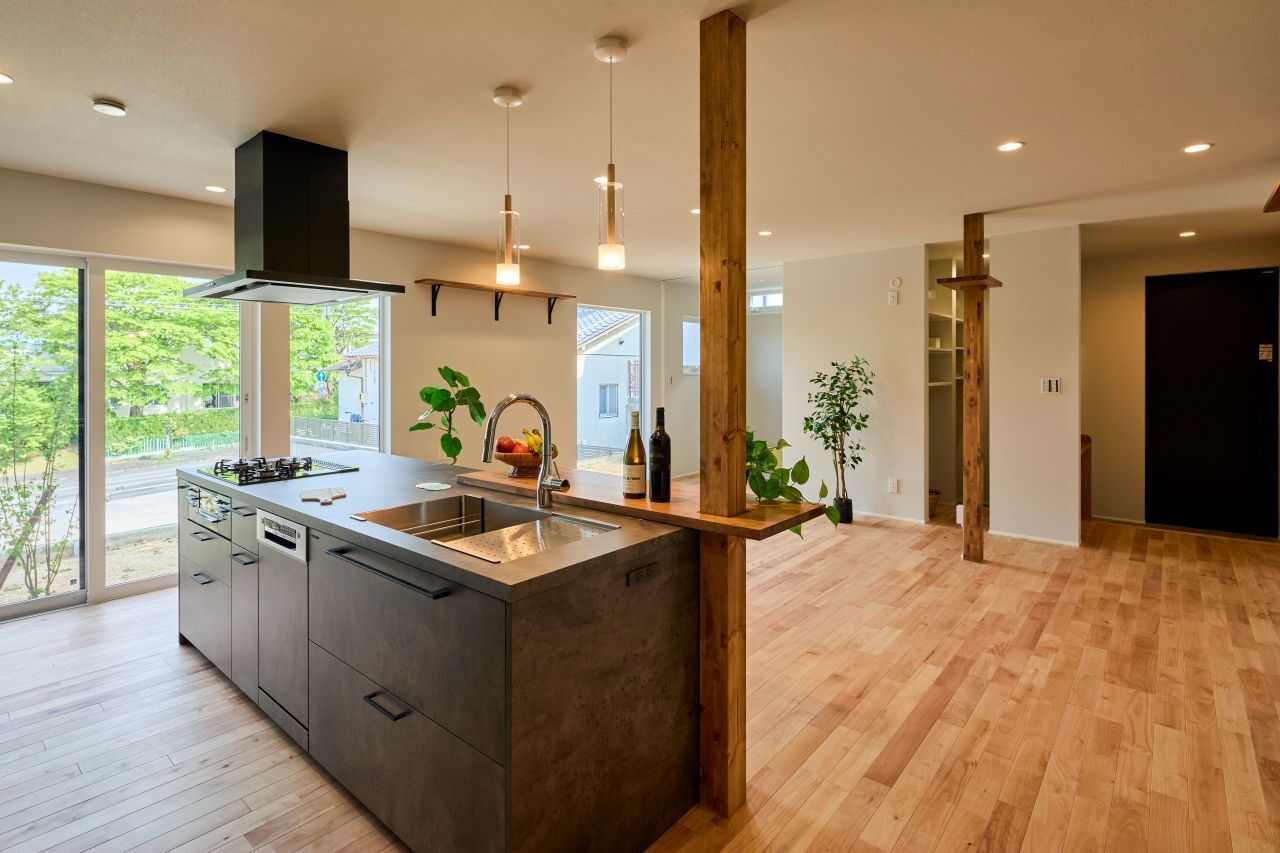 ゲート（R+house春日井） 【2000万円台/瀬戸市/3LDK/26坪/平屋】仲間が集まる平屋の建築実例画像4