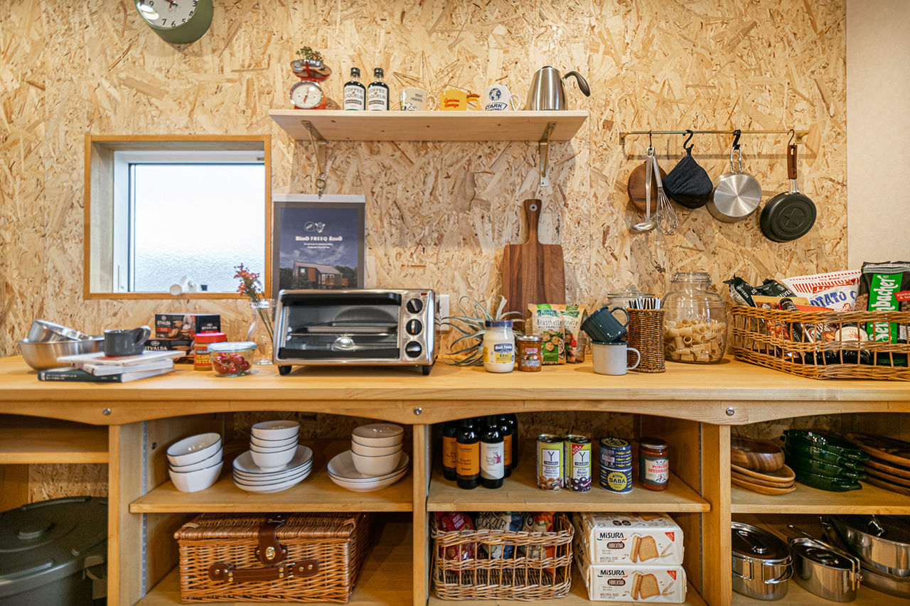 パルコホーム 【間取り図有/アウトドア派】薪ストーブのある吹き抜けリビングやウッドデッキなど自由に楽しめる住まいの建築実例画像5