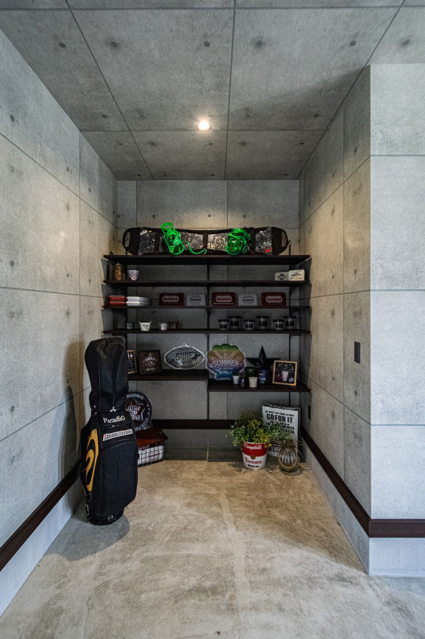 パルコホーム 【間取り図有/ビルトインガレージ】友人が集まれる約20帖のLDKや、こだわりの木目×モノトーンインテリアの建築実例画像6