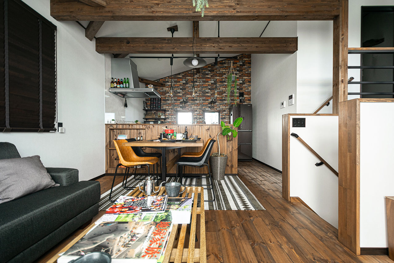 パルコホーム 【間取り図有/スキップフロア】趣味のスペースなど家族が思い思いに楽しい時間を過ごせる家の建築実例画像2