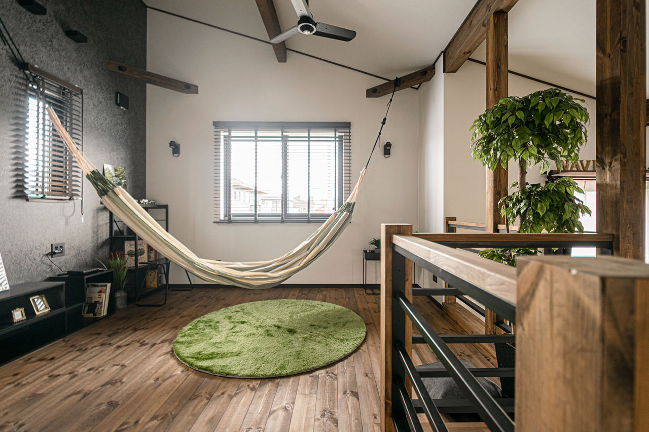 パルコホーム 【間取り図有/スキップフロア】趣味のスペースなど家族が思い思いに楽しい時間を過ごせる家の建築実例画像4