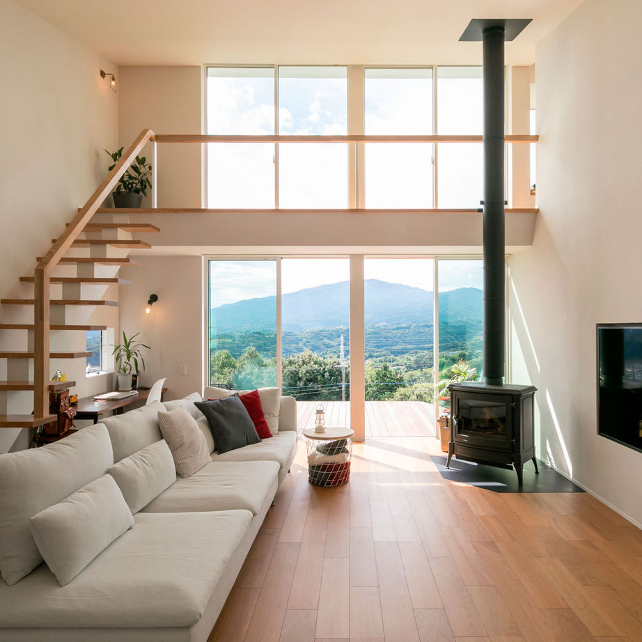 新進建設 ＜絶景の平屋＞【間取り図あり／2090万円／26坪】バスタイムも絶景！都市部から移住で叶えたリゾートライフの建築実例画像