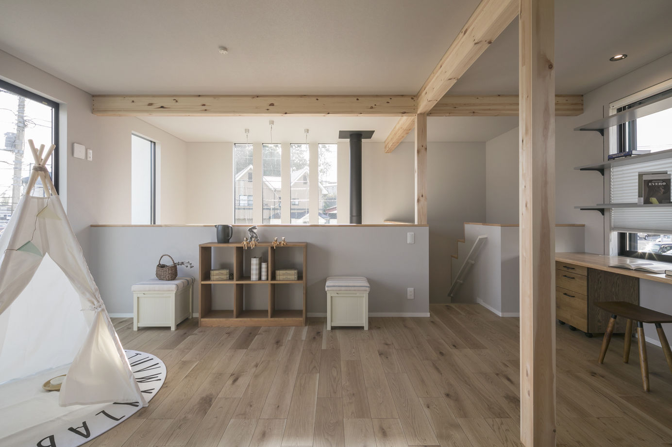 新進建設 【2720万円/30坪/ZEH/間取り図】光熱費に家族全員がビックリ！高気密・高断熱特化の超高性能の家の建築実例画像16