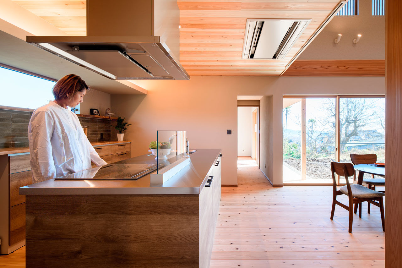 新進建設 【3500万円／延床35.2坪／間取り図あり】土地探しから対応。自然豊かな高台のロケーションに建つ平屋風の家の建築実例画像4