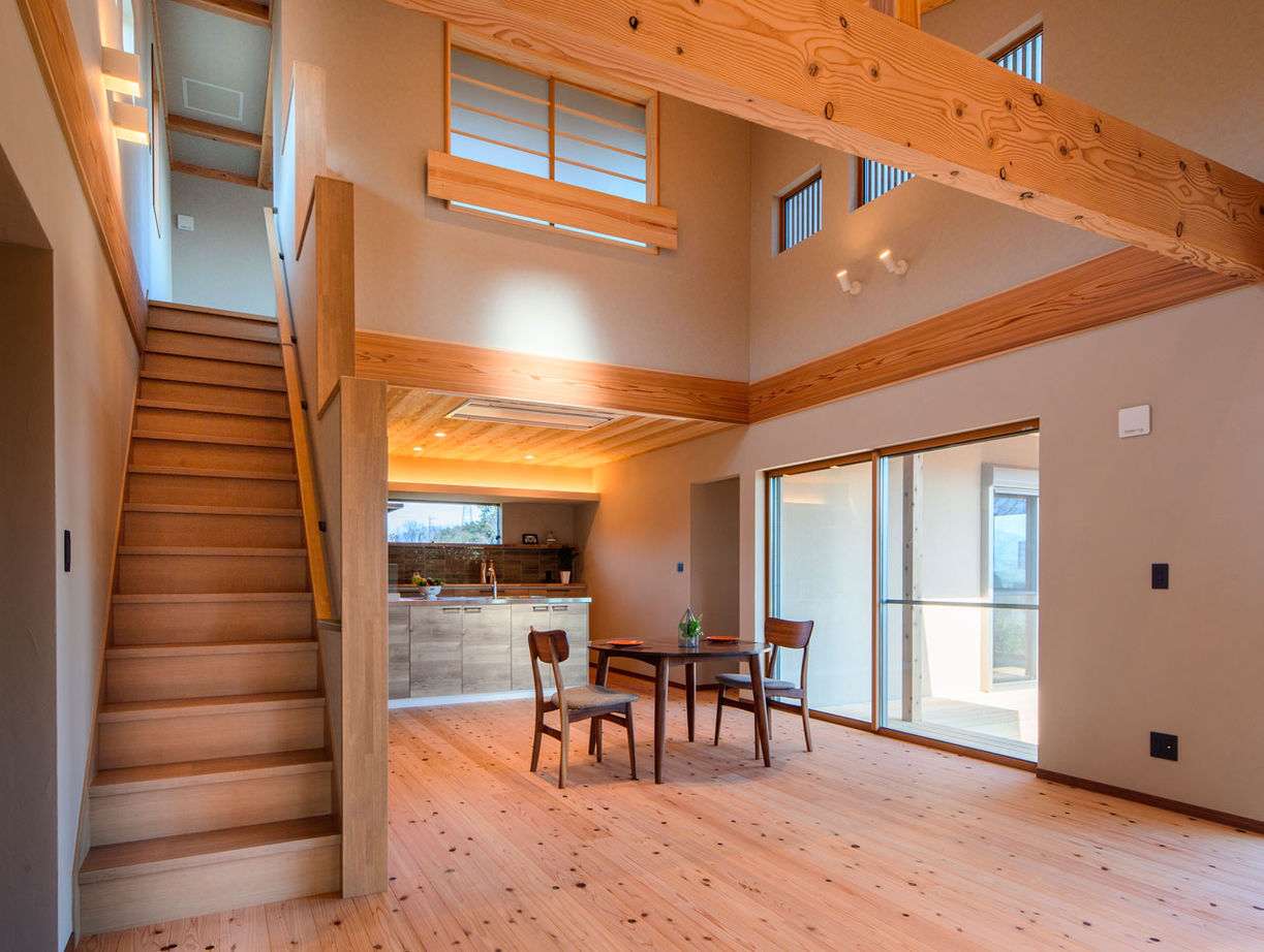 新進建設 【3500万円／延床35.2坪／間取り図あり】土地探しから対応。自然豊かな高台のロケーションに建つ平屋風の家の建築実例画像5